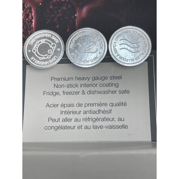 Master Class 9" Round Cake Pan Non-Stick Heavy Gauge Steel Dishwasher Safe New ! - Picture 5 of 6